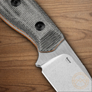 Kizer Cutlery Beaver Fixed Knife 2.75" Satin Nitro V Steel Blade Micarta Handle