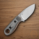 Kizer Cutlery Beaver Fixed Knife 2.75" Satin Nitro V Steel Blade Micarta Handle
