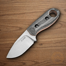 Kizer Cutlery Beaver Fixed Knife 2.75" Satin Nitro V Steel Blade Micarta Handle