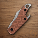 Kershaw Cinder Linerlock Folding Knife 1.5" 3Cr13 Stainless Blade Copper Handle
