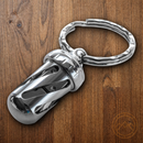 LionSTEEL Set of Two Steel Dice Comes In Acorn-Sized Steel Keychain Container