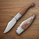 LionSTEEL Gitano Folding Knife 3.25" Niolox Tool Steel Blade Santos Wood Handle