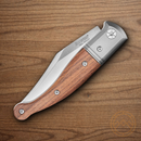 LionSTEEL Gitano Folding Knife 3.25" Niolox Tool Steel Blade Santos Wood Handle