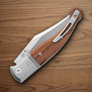LionSTEEL Gitano Folding Knife 3.25" Niolox Tool Steel Blade Santos Wood Handle