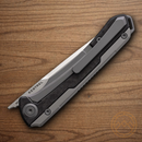Maxace Kestrel Folding Knife 3.75" Bohler M390 Steel Blade Carbon Fiber/Titanium Handle