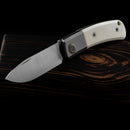 Maxace Beetle S Folding Knife 3.25" Bohler M390 Steel Blade White Bone Handle