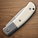 Maxace Beetle S Folding Knife 3.25" Bohler M390 Steel Blade White Bone Handle