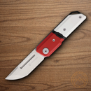 Maxace Capsule 2 Folding Knife 2.63" 10Cr15CoMoV Steel Blade Red/White G10 Handle