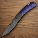 Maxace Beetle 2 Folding Knife 3.5" Damascus Steel Blade Ziramascus Handle