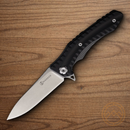 Maxace Zealot 2.0 Folding Knife 3.88" Bohler K110 Steel Blade Black G10 Handle