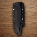 Microtech Arbiter Fixed Knife 8" Stainless Steel Blade Black Polymer Handle
