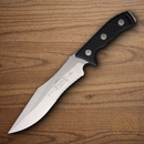Microtech Arbiter Fixed Knife 8" Stainless Steel Blade Black Polymer Handle