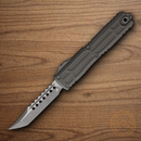 Microtech Auto Ultratech Gen III Folding Knife 3.5" Bohler M390MK Steel Blade Gray Aluminum Handle