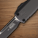 Microtech Auto Ultratech Gen III Folding Knife 3.5" Bohler M390MK Steel Blade Gray Aluminum Handle