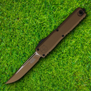 Microtech Auto Ultratech Gen III Folding Knife 3.5" Bohler M390MK Steel Blade Bronze Aluminum Handle