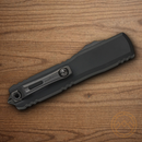 Microtech Auto Ultratech Gen III Folding Knife 3.5" Bohler M390MK Steel Blade Black Shadow Aluminum Handle