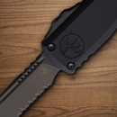 Microtech Auto Ultratech Gen III Folding Knife 3.5" Bohler M390MK Steel Blade Black Shadow Aluminum Handle