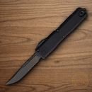 Microtech Auto Ultratech Gen III Folding Knife 3.5" Bohler M390MK Steel Blade Black Shadow Aluminum Handle