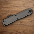 Microtech Auto Ultratech Gen III Folding Knife 3.5" Bohler M390MK Steel Blade Gray Aluminum Handle
