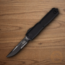 Microtech Auto Ultratech Gen III Folding Knife 3.5" Bohler M390MK Steel Blade Black Aluminum Handle