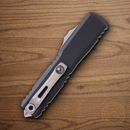 Microtech Auto Ultratech S/E Gen IV Folding Knife 3.5" Bohler M390MK Steel Blade Black Aluminum Handle