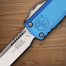 Microtech Auto Ultratech S/E Gen IV Folding Knife 3.5" Bohler M390MK Steel Blade Blue Aluminum Handle