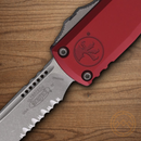 Microtech Auto Ultratech S/E Gen IV Folding Knife 3.5" Bohler M390MK Steel Blade Merlot Aluminum Handle