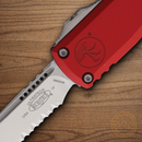 Microtech Auto Ultratech S/E Gen IV Folding Knife 3.5" Bohler M390MK Steel Blade Red Aluminum Handle