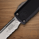 Microtech Auto Ultratech S/E Gen IV Folding Knife 3.5" Bohler M390MK Steel Blade Black Aluminum Handle