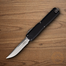 Microtech Auto Ultratech S/E Gen IV Folding Knife 3.5" Bohler M390MK Steel Blade Black Aluminum Handle