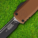Microtech Auto Ultratech S/E Gen IV Folding Knife 3.5" Bohler M390MK Steel Blade Brown Aluminum Handle