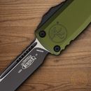 Microtech Auto Ultratech S/E Gen IV Folding Knife 3.5" Bohler M390MK Steel Blade OD Green Aluminum Handle