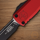 Microtech Auto Ultratech S/E Gen IV Folding Knife 3.5" Bohler M390MK Steel Blade Red Aluminum Handle