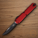 Microtech Auto Ultratech S/E Gen IV Folding Knife 3.5" Bohler M390MK Steel Blade Red Aluminum Handle