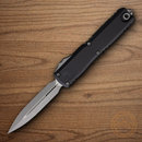 Microtech Auto Ultratech Gen III Folding Knife 3.5" Bohler M390MK Steel Blade Black Aluminum Handle
