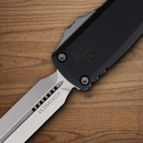 Microtech Auto Ultratech Gen III Folding Knife 3.5" Bohler M390MK Steel Blade Black Aluminum Handle