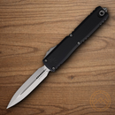 Microtech Auto Ultratech Gen III Folding Knife 3.5" Bohler M390MK Steel Blade Black Aluminum Handle