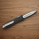 Microtech Auto Ultratech Gen III Folding Knife 3.5" Bohler M390MK Steel Blade Black Aluminum Handle