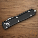 Microtech Auto Ultratech Gen III Folding Knife 3.5" Bohler M390MK Steel Blade Black Aluminum Handle