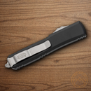 Microtech Auto Ultratech Gen III Folding Knife 3.5" Bohler M390MK Steel Blade Black Aluminum Handle