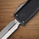 Microtech Auto Ultratech Gen III Folding Knife 3.5" Bohler M390MK Steel Blade Black Aluminum Handle