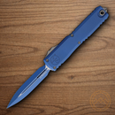 Microtech Auto Ultratech Gen III Folding Knife 3.5" Bohler M390MK Steel Blade Blue Aluminum Handle