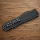 Microtech Auto Ultratech Gen III Folding Knife 3.5" Bohler M390MK Steel Blade Black Aluminum Handle