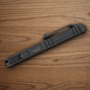 Microtech Auto Ultratech Gen III Folding Knife 3.5" Bohler M390MK Steel Blade Black Aluminum Handle