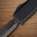 Microtech Auto Ultratech Gen III Folding Knife 3.5" Bohler M390MK Steel Blade Black Aluminum Handle