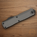 Microtech Auto Ultratech Gen III Folding Knife 3.5" Bohler M390MK Steel Blade Gray Aluminum Handle