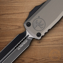 Microtech Auto Ultratech Gen III Folding Knife 3.5" Bohler M390MK Steel Blade Gray Aluminum Handle