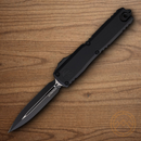 Microtech Auto Ultratech Gen III Folding Knife 3.5" Bohler M390MK Steel Blade Black Aluminum Handle