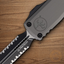 Microtech Auto Ultratech Gen III Folding Knife 3.5" Bohler M390MK Steel Blade Gray Aluminum Handle
