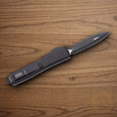Microtech Auto Ultratech Gen III Folding Knife 3.5" Bohler M390MK Steel Blade Black Aluminum Handle